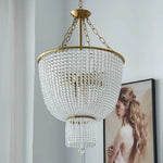 lustre moderne cristal doré rondes transparentes classique salon chambre d'hôtel