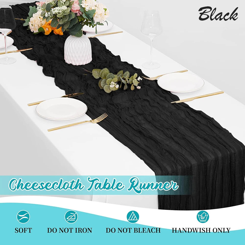 chemin table ruban rose clair rayures horizontales boho décoration mariage fête bohème