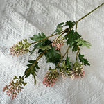 branche artificielle verte feuilles jaunes rouges intérieur décoration maison 73cm naturel plastic