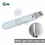lampe led rechargeable usb moderne transparente blanche ligne led 60lm flux lumineux
