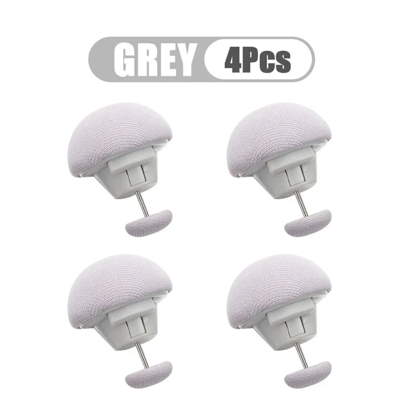 boutons lit adhésifs blanc rose bleu gris modernes drap housse antidérapants fixateurs lot 4pcs