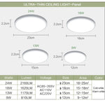 plafonnier led moderne blanc ultra mince facile.surface blanc mat flux lumineux 2000 82000 24w