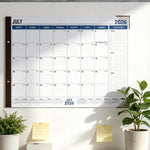 calendrier mural blanc moderne maison organisation temps gestion quotidien hebdomadaire mensuel