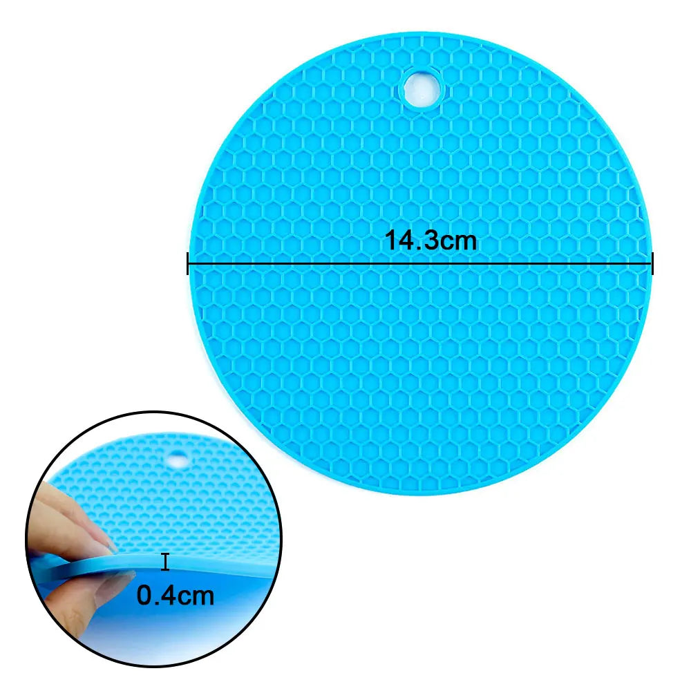 coussin protection silicone moderne orange vert bleu rose nid d'abeille antidérapant poignées