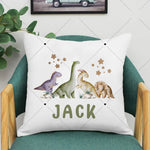 taies d'oreiller animaux forest enfants nom personnalisable illustration blanche festive