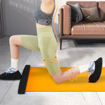 tapis sol orange noir moderne 180cm 200cm pvc épais 1,5mm adhésif fitness yoga pilates
