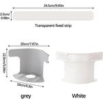 fixateurs drap adhésifs gris blanc modernes sans motif pièces bandes adhésives incluses sécurité lit