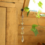 décoration murale cristal transparent argenté lunes étoiles géométrique boho romantique