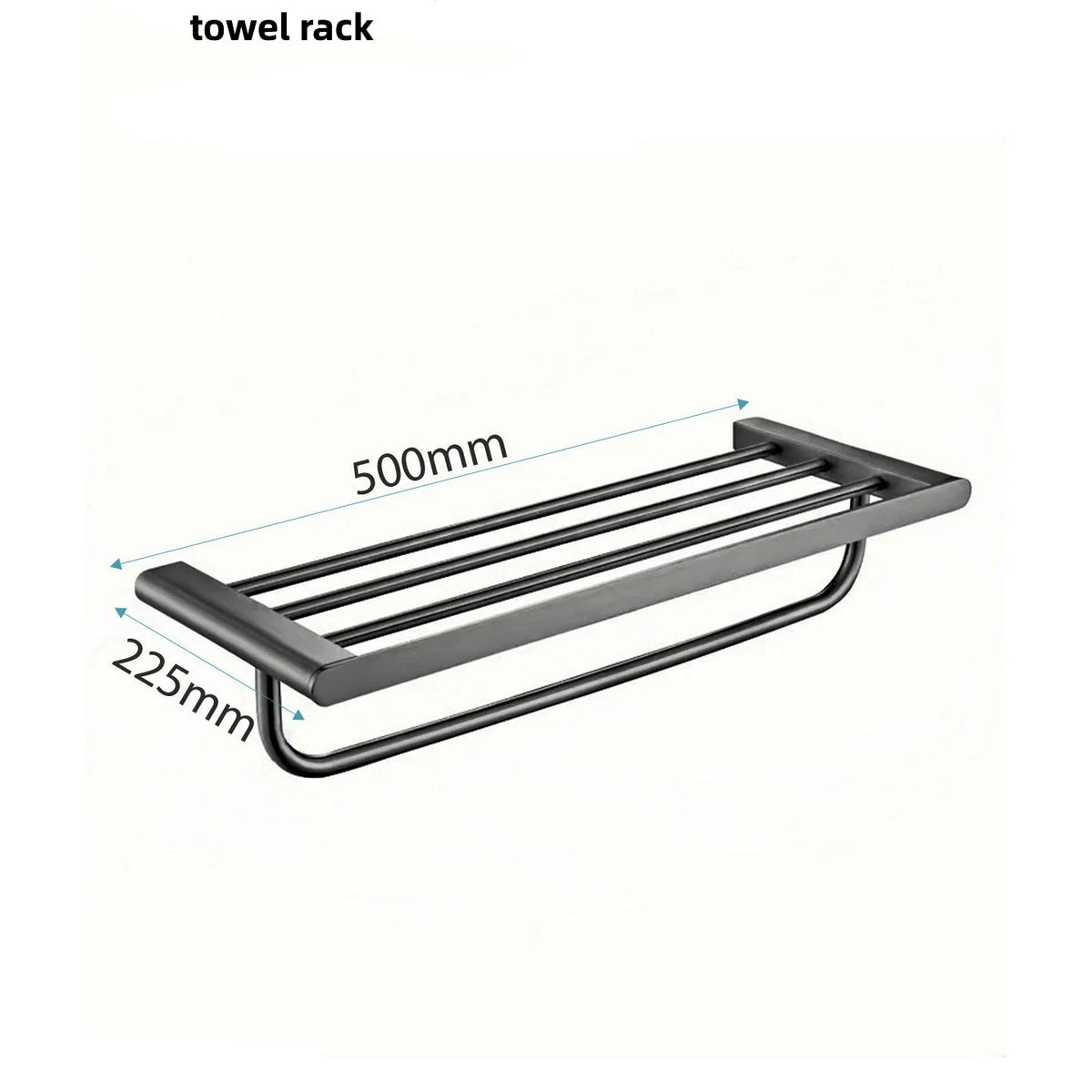 accessoires salle bain moderne noir blanc porte serviettes brosse wc papier toilette savon rangement