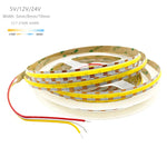 ruban led flexible couleurs variées rayures moderne adhésif câbles 2700k 6500k