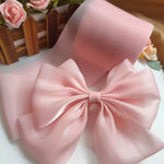 rubans satin organza transparents couleurs vives décoration bouquets événements craft artisanat