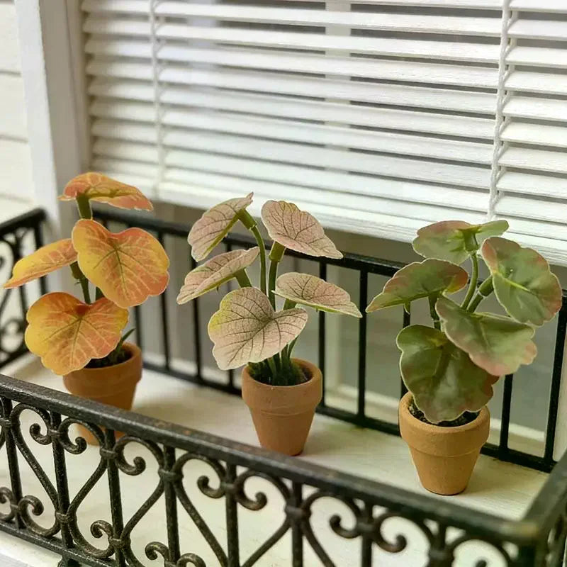 plantes artificielles vertes feuilles ovales pot terre cuite décoration maison réaliste petits espacesintérieur