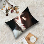 housse coussin imprimée polyester blanc personnage moderne 19x30in 16x24in 20x28in double face eyelets lit