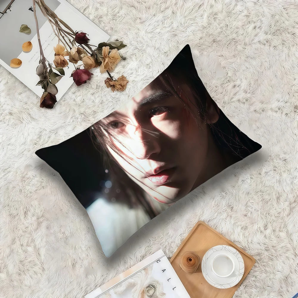 housse coussin imprimée polyester blanc personnage moderne 19x30in 16x24in 20x28in double face eyelets lit