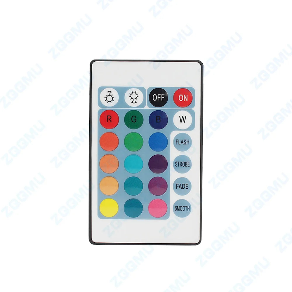panneau led rgb 3w 38mm télécommande dégradé couleur diy lampe bois hêtre éclairage scène