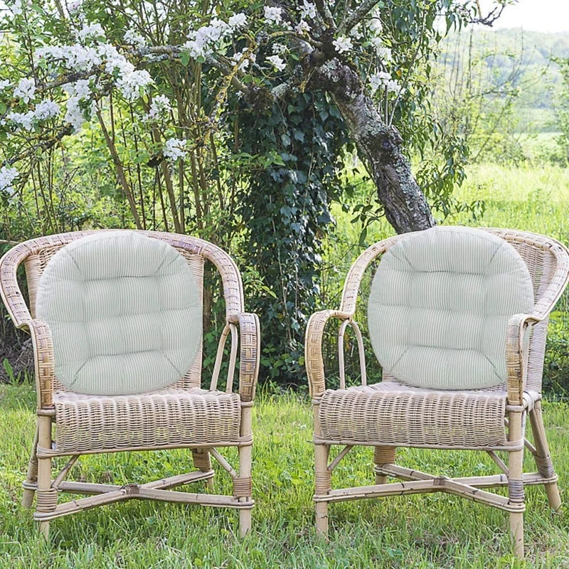 Coussin de sol bordeaux avec décoration d'inspiration japonaise