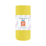 serviettes nettoyage microfibre gris clair pack 50 pièces pratique absorbant texture rugueuse cuisine garage
