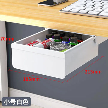 boîte rangement plastique transparente tiroir organisateur documents moderne adhésif transparent