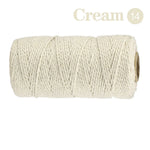 fil coton multicolore texturé naturel 100m 2mm enduit crafts sacs vêtements textiles maison