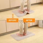 tapis antidérapant moderne attrape glisse adhésif texturé motifs géométriques blanc gris