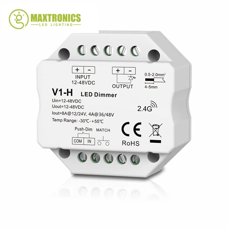 dimmer led interrupteur tactile push dim moderne blanc sans texture