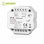 dimmer led interrupteur tactile push dim moderne blanc sans texture