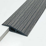 seuil porte imitation bois auto adhésif noir marron clair moderne guide taille