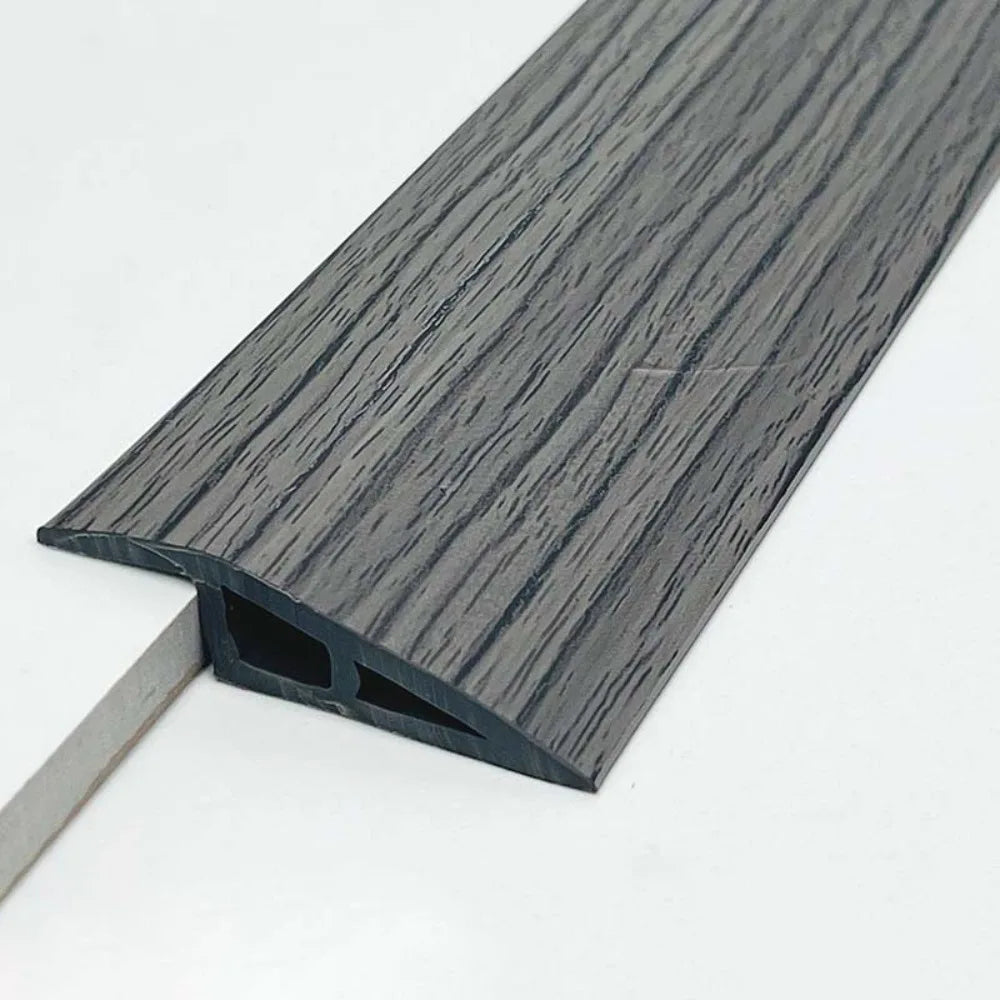seuil porte imitation bois auto adhésif noir marron clair moderne guide taille