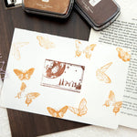 tampons encreurs rétro couleurs unies vintage bois feuilles classiques scrapbooking diy decoration