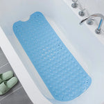 tapis bain antidérapant noir texturé surface ventouses 40x101cm moderne salle bain