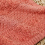 serviette face carrée coton marron rouge bleu vert rose blanc