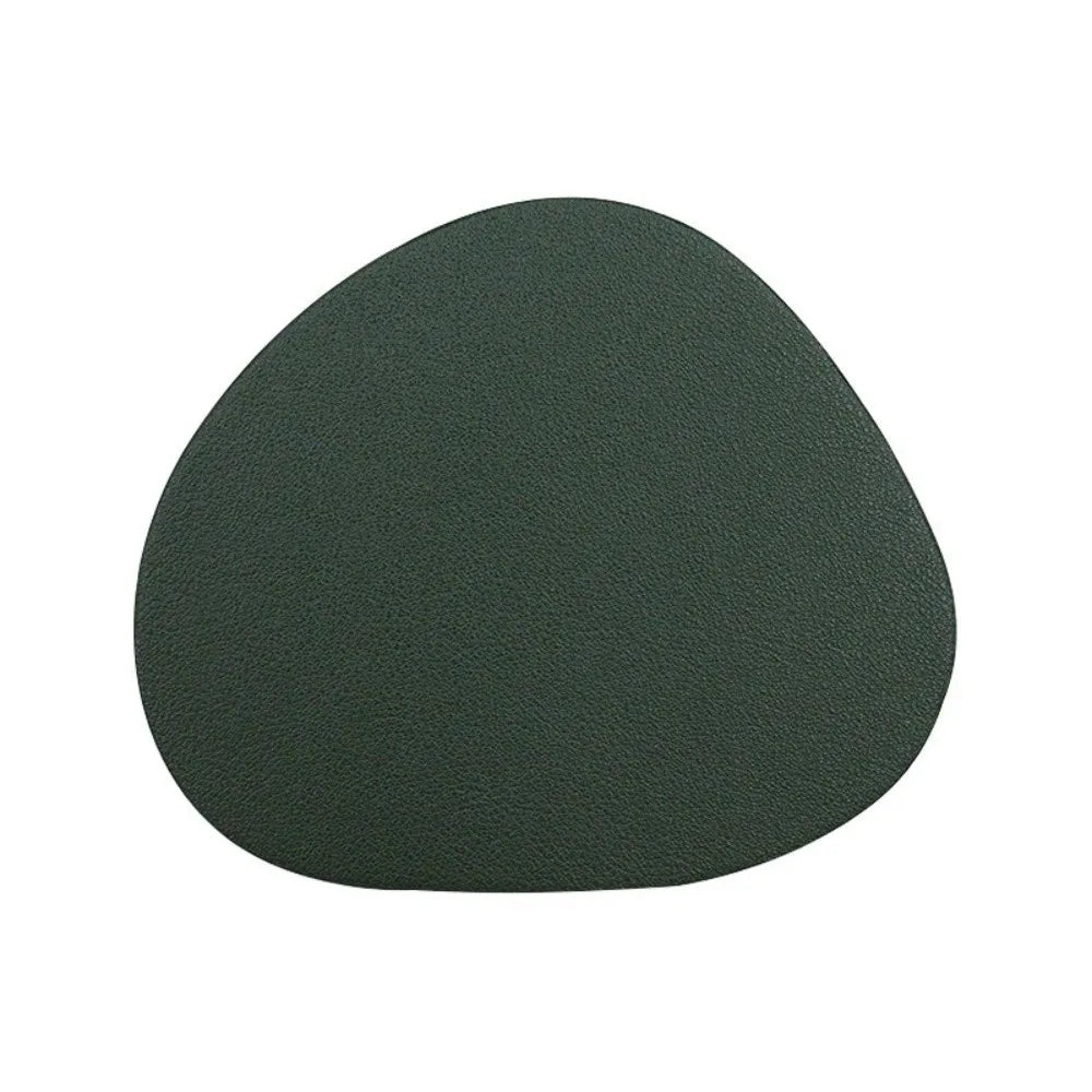 tapis souris moderne marron gris noir beige bleu marine vert foncé simili cuir respectueux