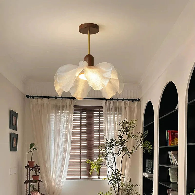 lampe suspendue moderne papillons relief blanc marron E27 12cm 15cm 20cm 50cm chambre salon
