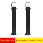 supports pied lit métal fer noir vis serrage industriel meubles réglables hauteur ajustable fond