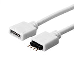 câble extension led blanc pin adaptateur connecteur rgb rgbw cct moderne