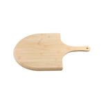 plaque pizza bois clair manche lisse trou durable rustique cuisine italienne
