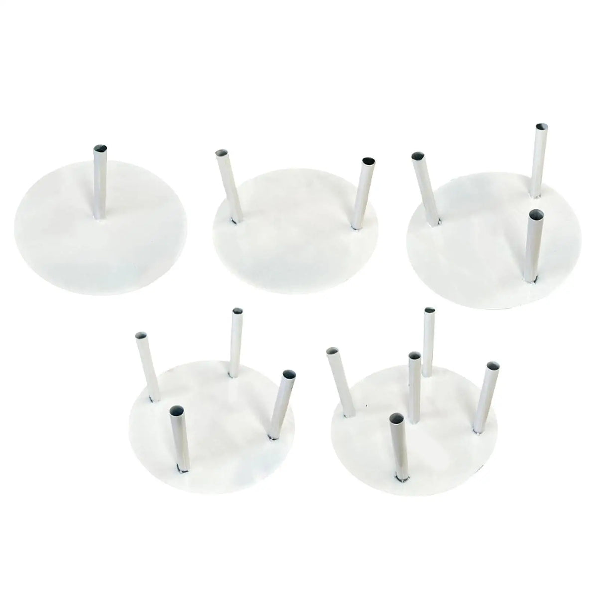 Support fleurs blanc moderne mariage sans marques visible diamètre 20cm