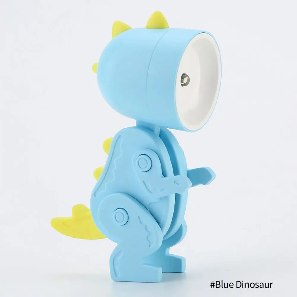 lampe led dinosaure adhésive veilleuse animée chambre salon moderne couleur variée led réglable