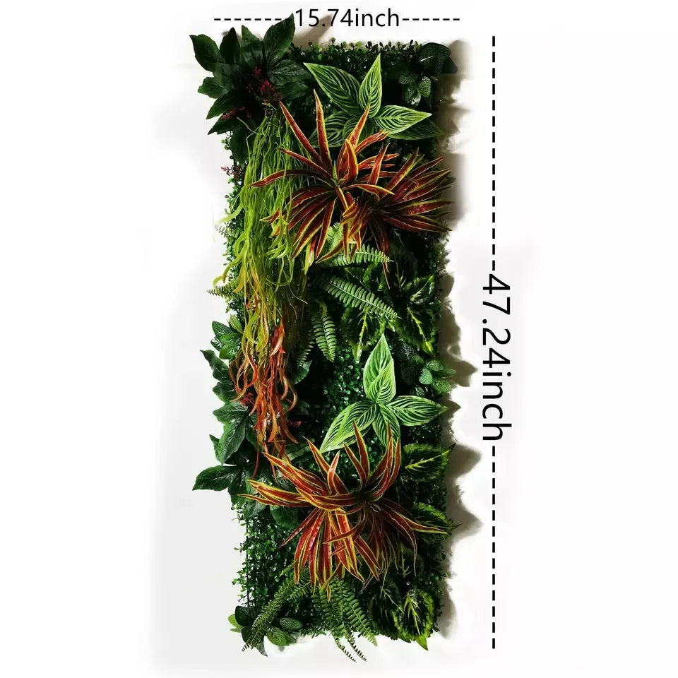 plante artificielle tropicale fleurs feuilles vertes décoration jardin extérieur maison