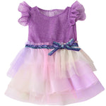 Jupe tutu rose bleu princesse tulle sequins dorés argentés motifs fleurs