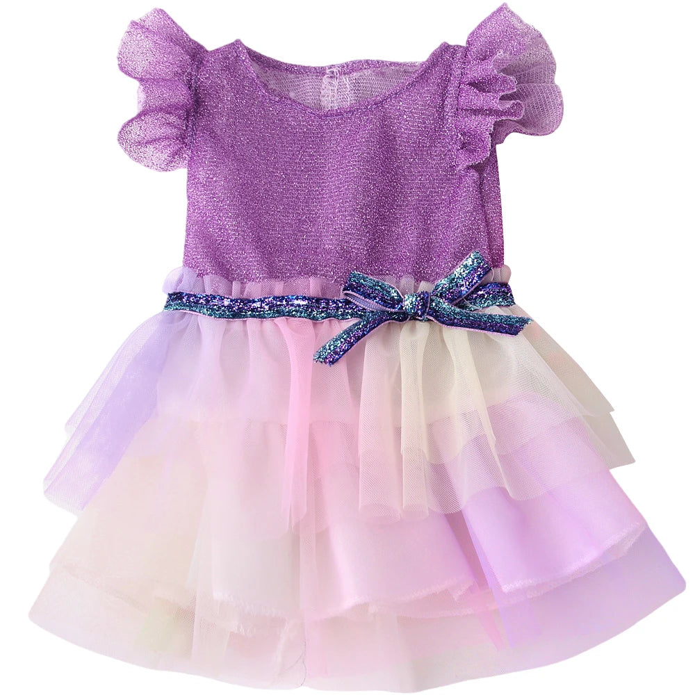 Jupe tutu rose bleu princesse tulle sequins dorés argentés motifs fleurs