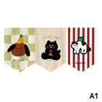 rideau fenetre decoration enfantine motifs animaux pois kawaii ludique suspension facile