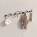 porte sacs mural moderne fixations vis texture bois naturel blanc minimaliste