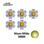 diodes led hautes puissances 20w 40w vert jaune blanc support cuivre smd 7070