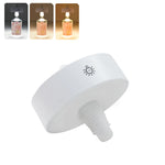 lampe bouteille vin transparente étiquette rouge imprimée fruits moderne led rechargeable