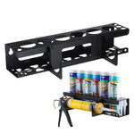 organisateur mural acier tubes colle pistolets outils rangement industriel fixations multiples utilitaire