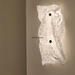 lampe murale moderne bois blanc rayures noires éclairage led rétractable têtes 180cm 260cm