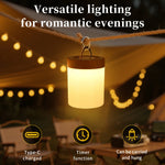 lampe table moderne blanc bois foncé texture bois rechargeable rgb led variable chambre salon