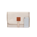 coussin bain pliable moderne pratique beige clair toile simple ruban adhésif