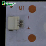 bande led blanc standard pièces connecteur électrique plat lisse opaque